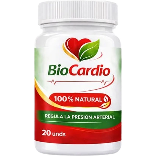 BioCardio — 20 cápsulas (frasco) · 2 cápsulas al día con comidas · 10 días por frasco · curso recomendado 60-90 días