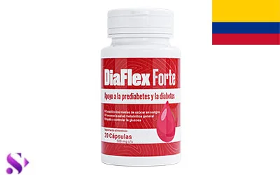 DiaFlex Forte — 30 cápsulas (frasco) · 2 cápsulas al día con comidas · curso recomendado 60-90 días