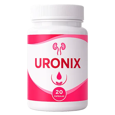 Uronix — 20 cápsulas (frasco) · 2 cápsulas al día (1 mañana, 1 noche) · 10 días por frasco · curso recomendado 60-90 días